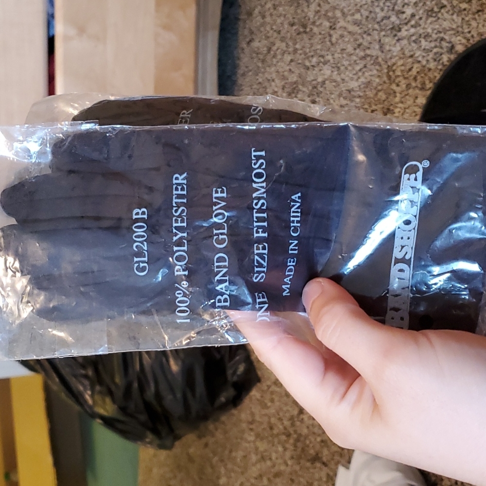 Band Shoppe gloves, black